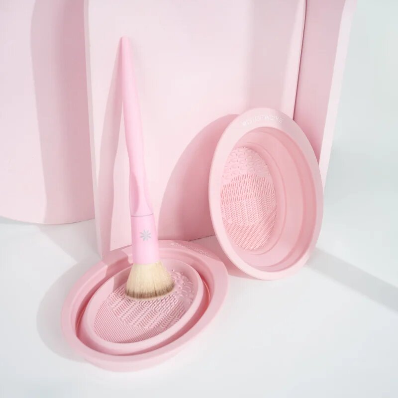 Brushworks Silicone Makeup Brush Cleaning Bowl szilikonos ecset tisztító eszköz 1 db