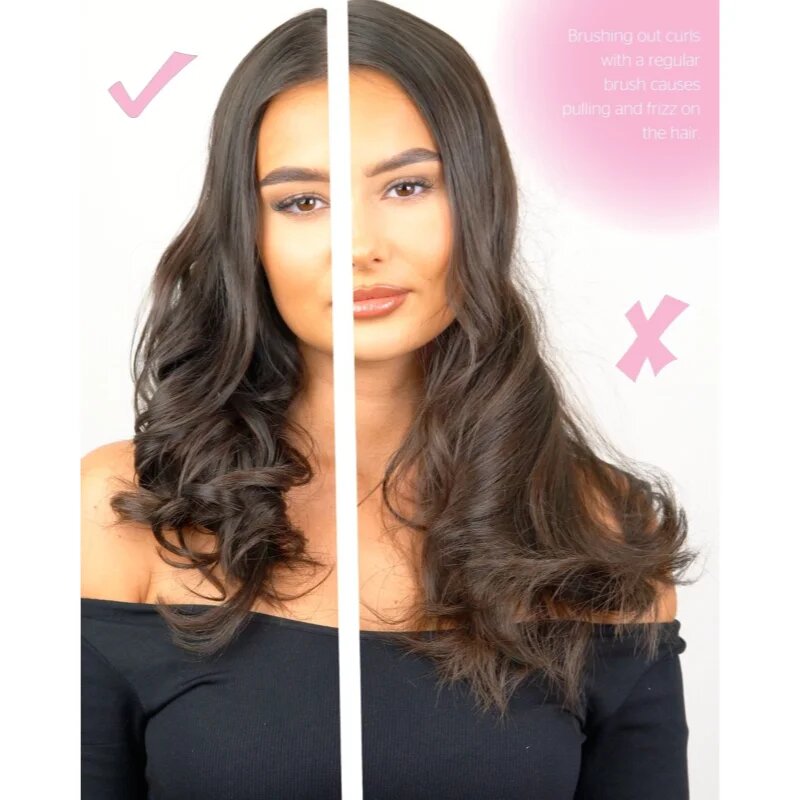 Brushworks Smoothing Curl Comb kefe a hullámos és göndör hajra 1 db