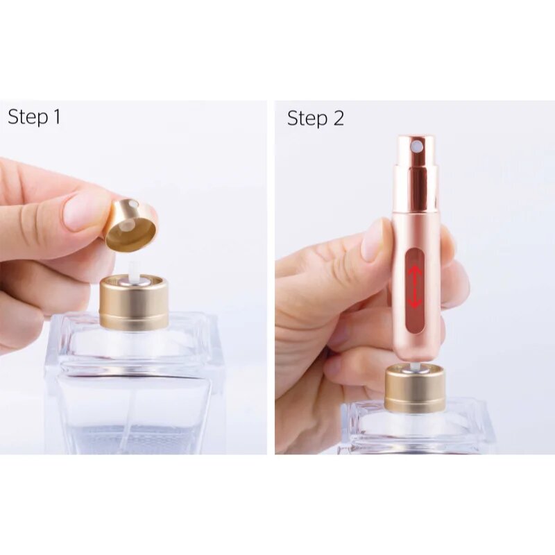 Brushworks Travel Atomiser szórófejes parfüm utántöltő palack 1 db
