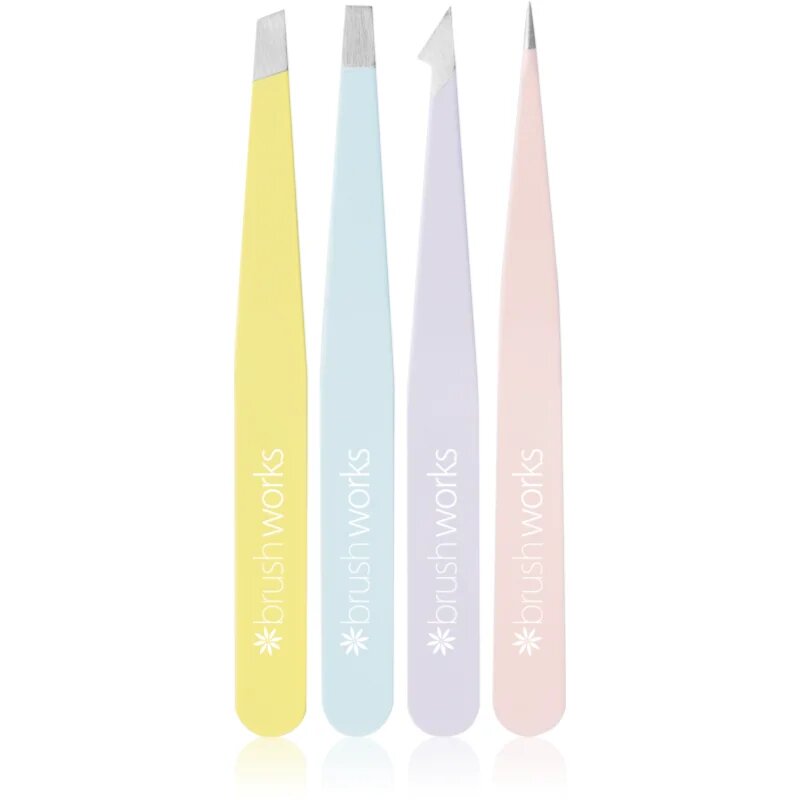Brushworks Tweezer Set Mixed csipeszszett