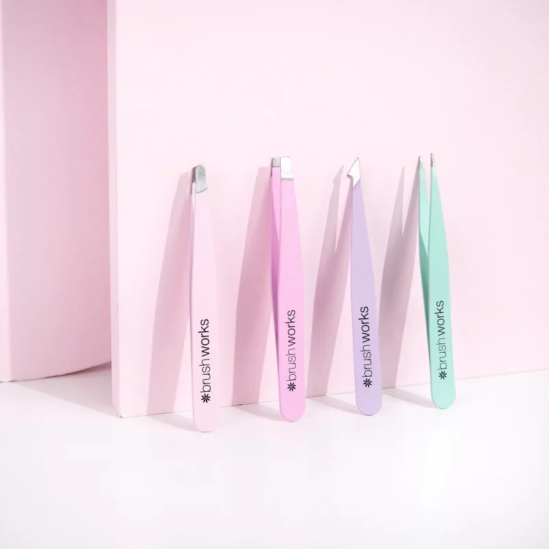 Brushworks Tweezer Set Pastel csipeszszett