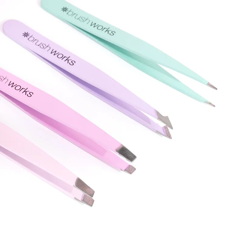 Brushworks Tweezer Set Pastel csipeszszett