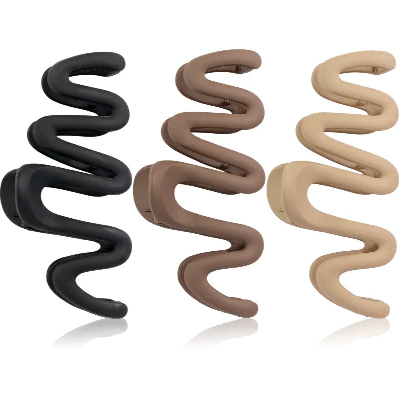 Brushworks Wave Claw Clips hajcsattok 3 db