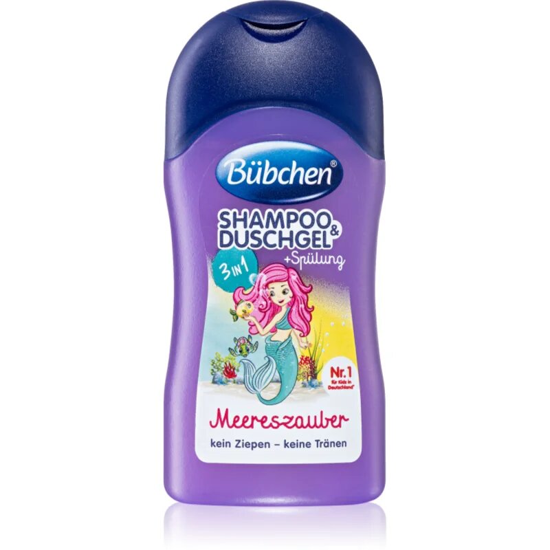 Bübchen Kids 3 in 1 3 az 1 sampon kondicionáló és tusfürdő gyermekeknek 50 ml