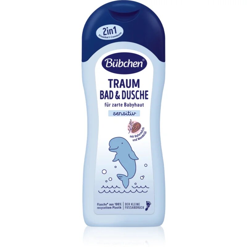 Bübchen Sensitive Good Night Bath gyengéd fürdő nyugodt éjszakára gyermekeknek születéstől kezdődően 500 ml