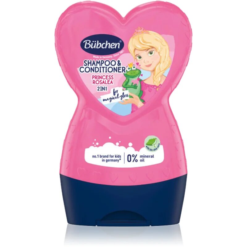 Bübchen Shampoo & Contidioner 2in1 Princess Rosalea sampon és kondicionáló gyermekeknek 230 ml