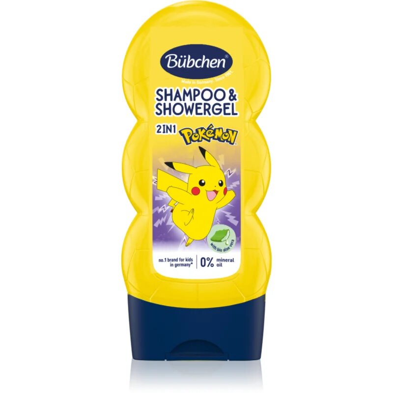 Bübchen Shampoo & Shower Gel Pokémon sampon és tusfürdő gél gyermekeknek 230 ml