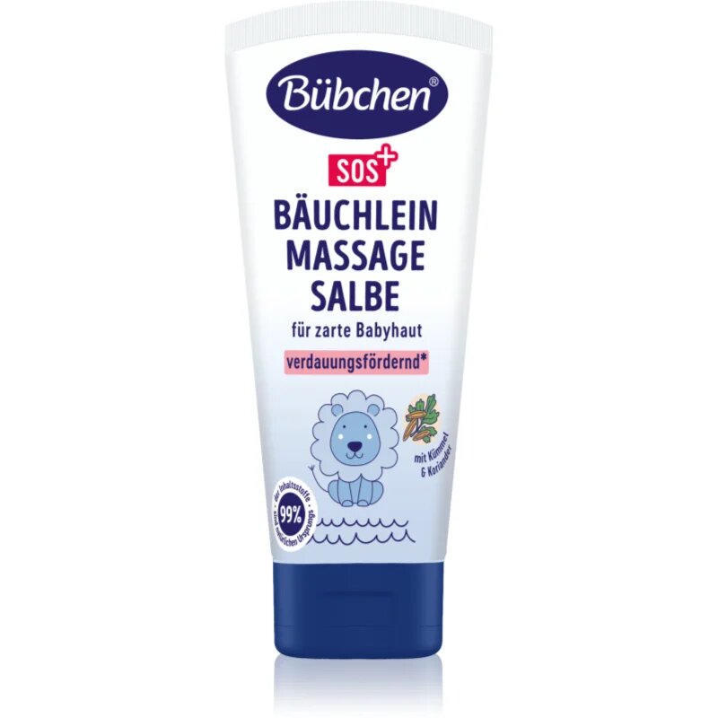 Bübchen SOS Tummy Massage balzsam a fájdalmas pocak masszírozásához 50 ml