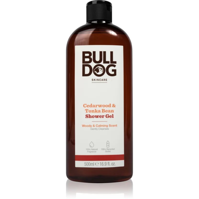 Bulldog Cedarwood and Tonka Bean fürdőgél férfiaknak 500 ml