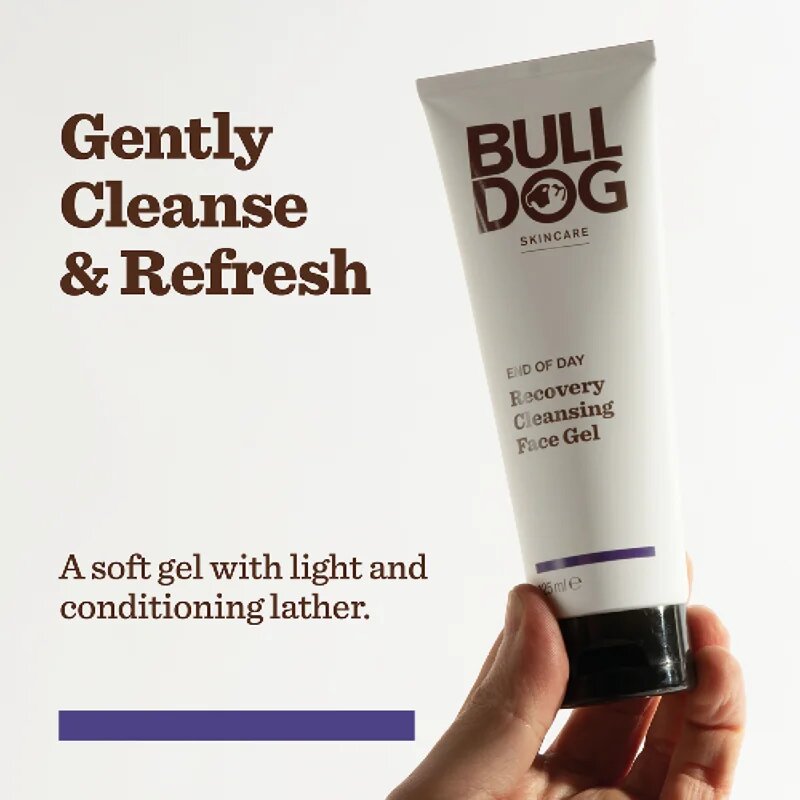 Bulldog End of Day Recovery Cleansing tisztító gél az arcra 125 ml
