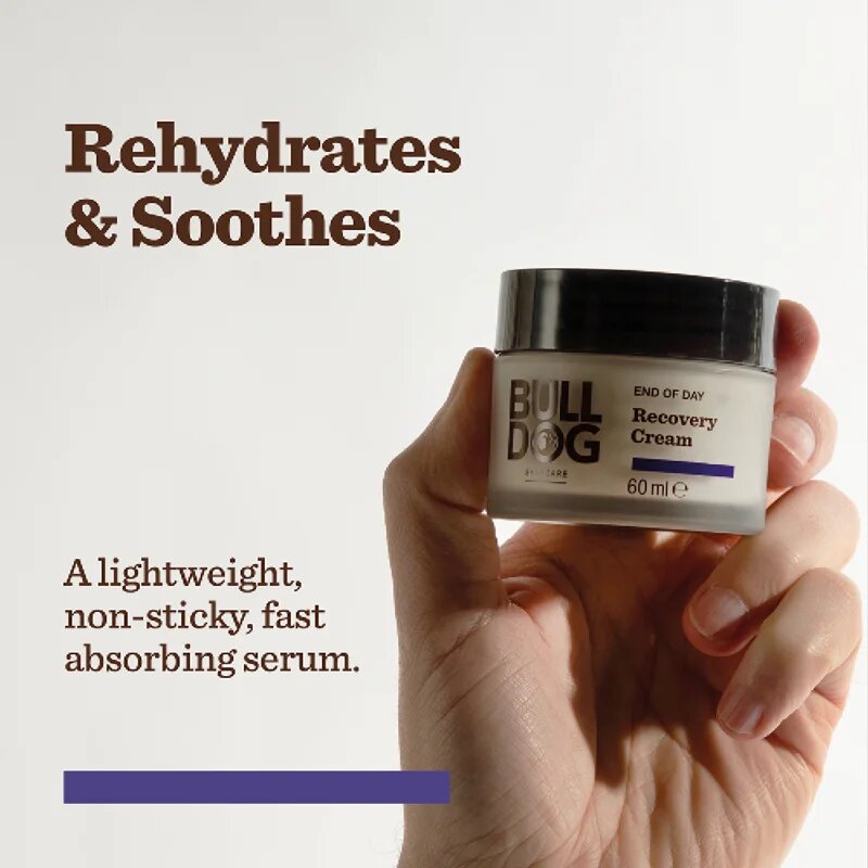Bulldog End of Day Recovery Cream regeneráló éjszakai krém 60 ml