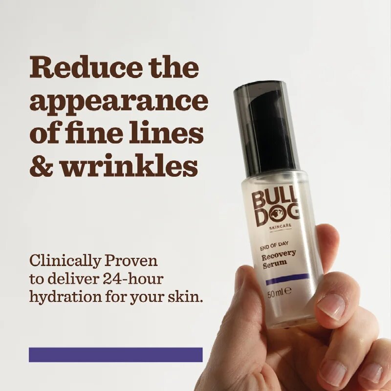 Bulldog End of Day Recovery Serum regeneráló arcszérum éjszakára 50 ml