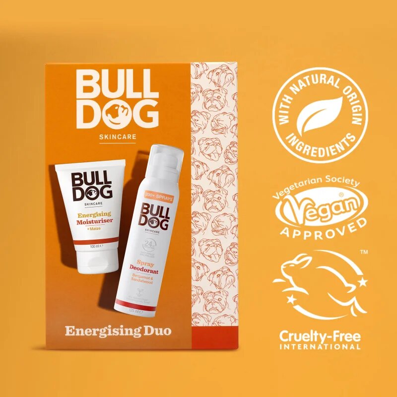 Bulldog Energising Duo ajándékszett testre és arcra