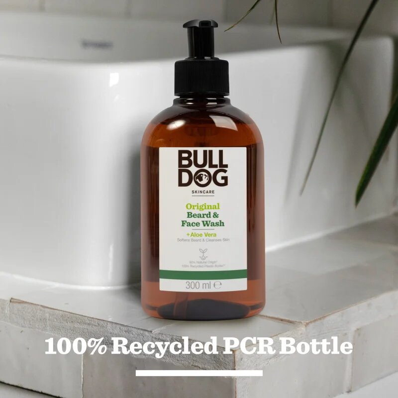 Bulldog Original Beard & Face Wash tisztító gél uraknak 2 az 1-ben 300 ml