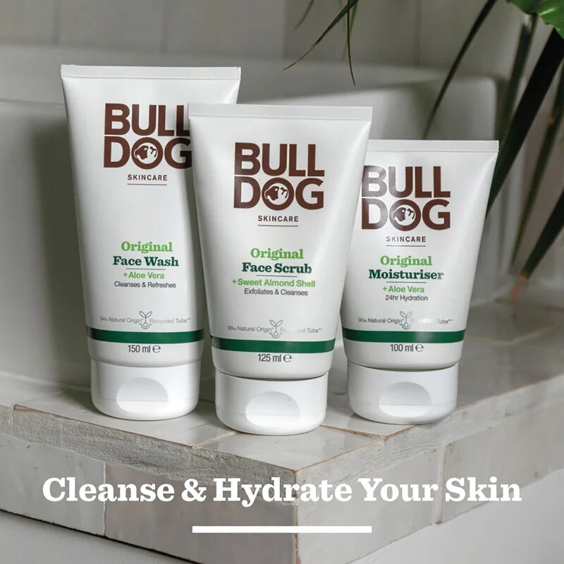 Bulldog Original Face Scrub arctisztító peeling uraknak 125 ml