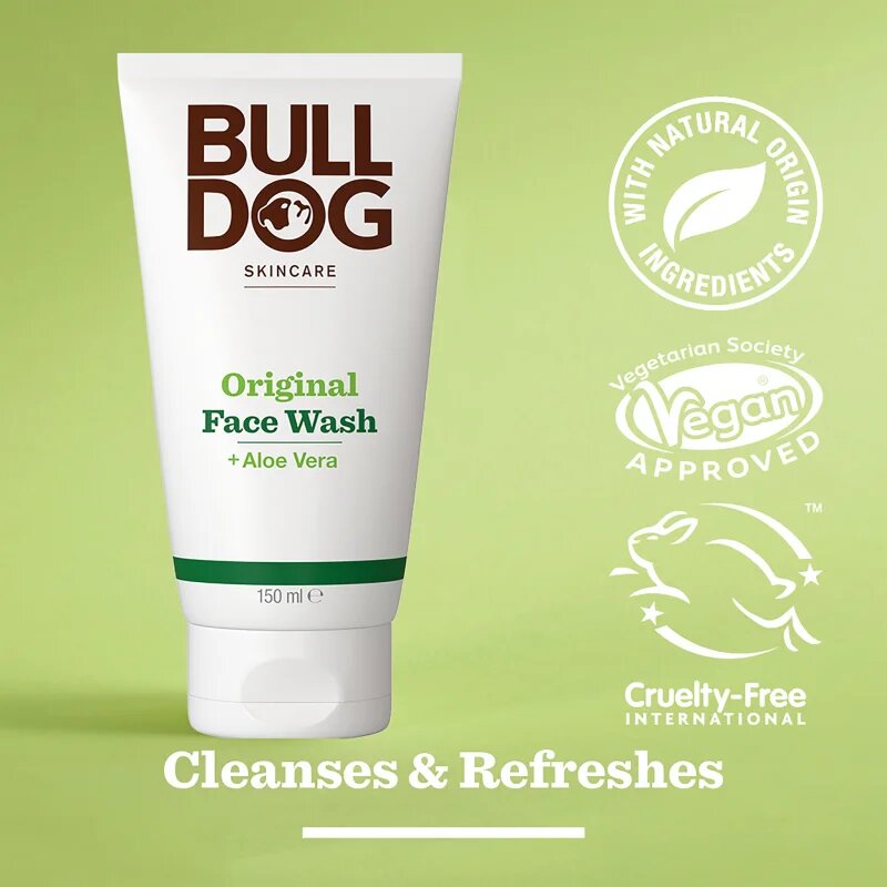 Bulldog Original Face Wash tisztító gél az arcra 150 ml