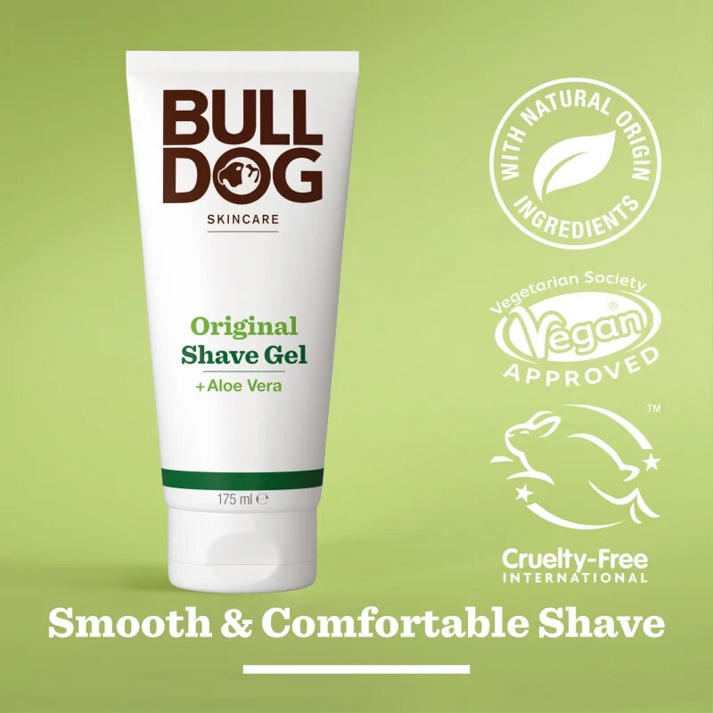 Bulldog Original Shave Gel borotválkozási gél uraknak 175 ml