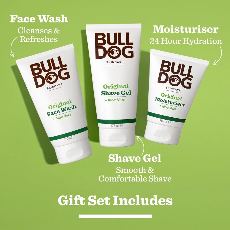 Bulldog Original Skincare Trio ajándékszett szakállra