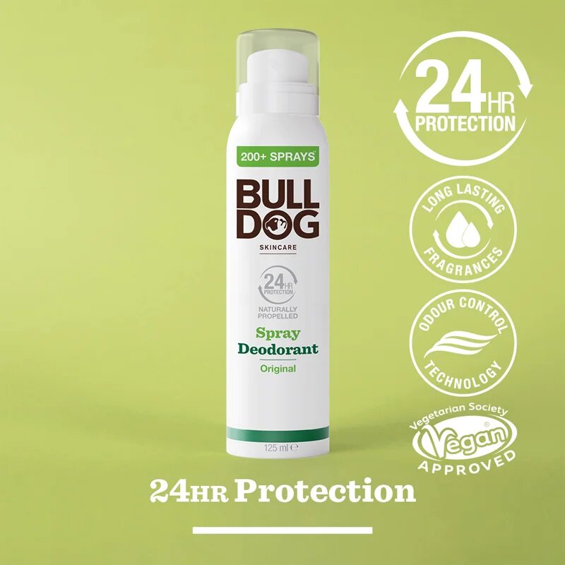 Bulldog Original Spray Deodorant alumínium mentes dezodor spray formában 125 ml