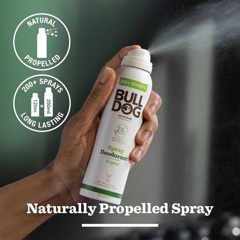 Bulldog Original Spray Deodorant alumínium mentes dezodor spray formában 125 ml