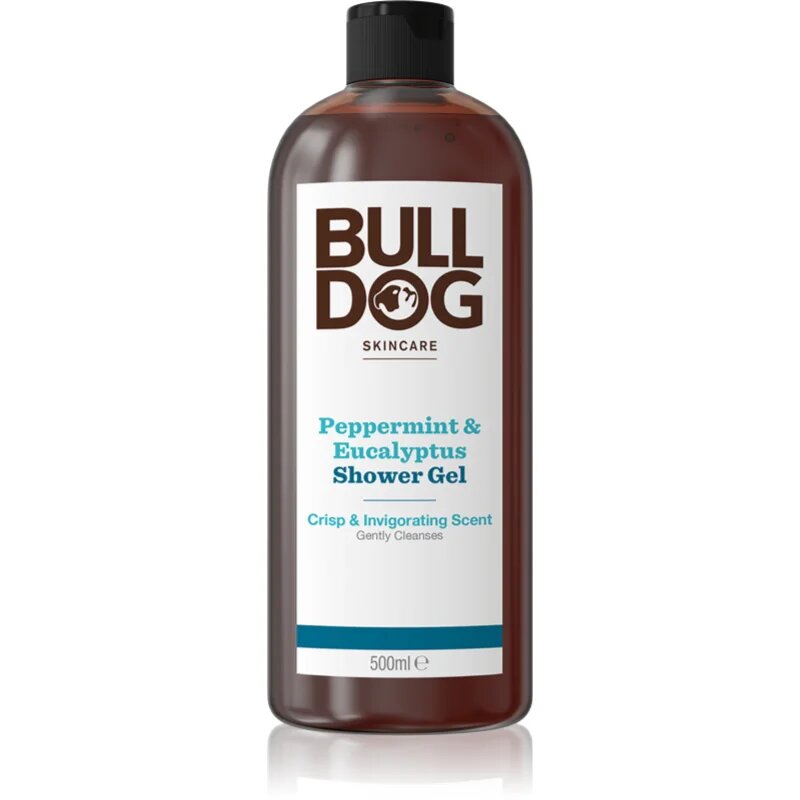 Bulldog Peppermint & Eucalyptus Shower Gel fürdőgél férfiaknak 500 ml