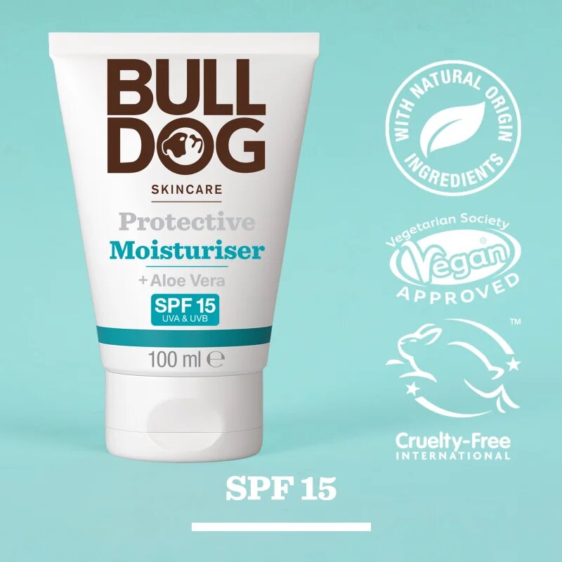 Bulldog Protective Moisturiser védőkrém SPF 15 100 ml