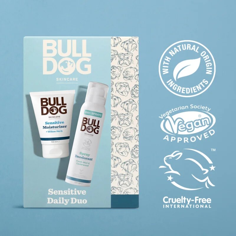 Bulldog Sensitive Duo ajándékszett testre és arcra uraknak