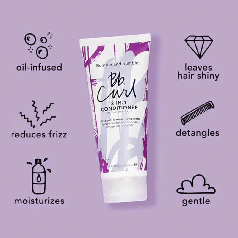 Bumble and Bumble Bb. Curl 3-in-1 Conditioner hidratáló kondicionáló a hullámos és göndör hajra 200 ml