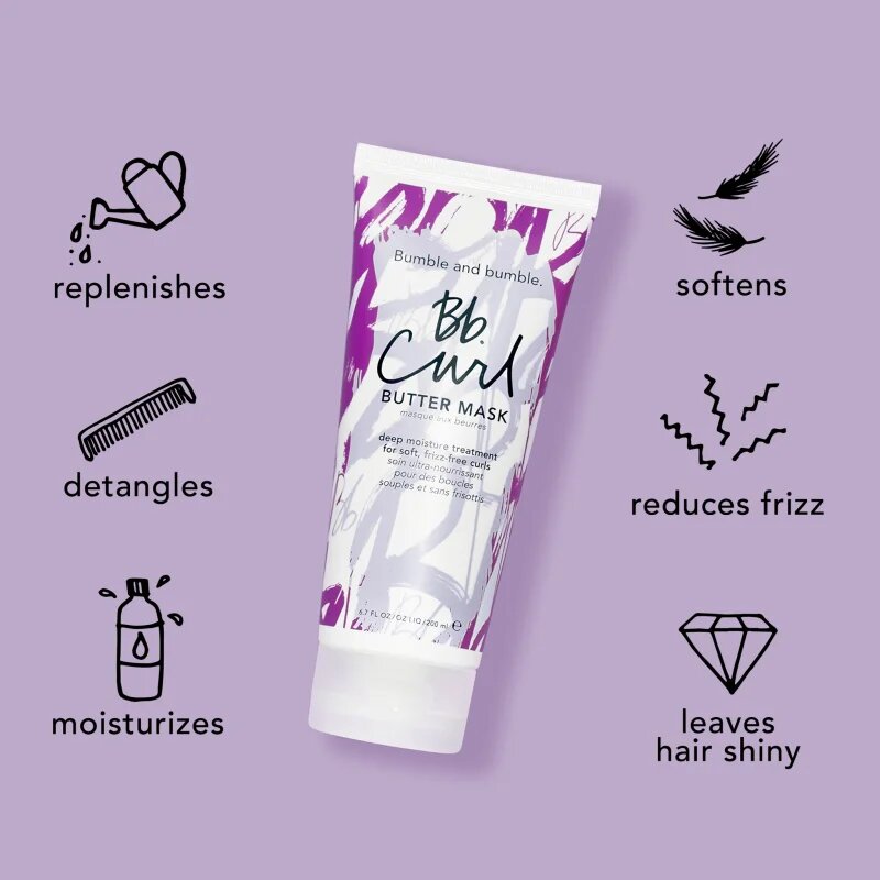 Bumble and Bumble Bb. Curl Butter Masque mélyhidratáló maszk a hullámos és göndör hajra 200 ml