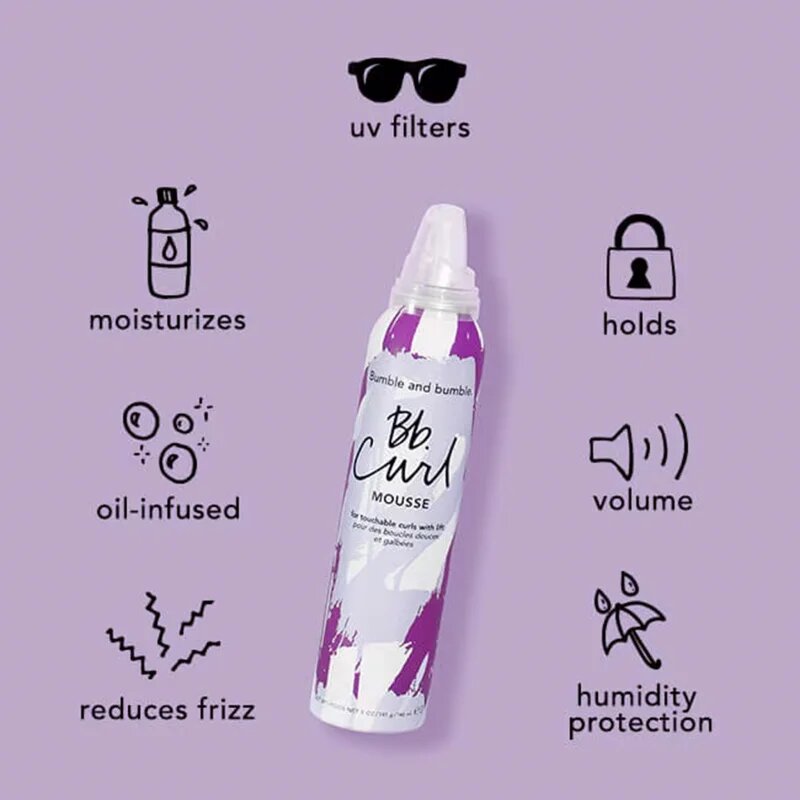 Bumble and Bumble Bb. Curl Mousse hajformázó hab a hullámos és göndör hajra 146 ml