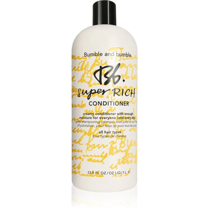 Bumble and Bumble Bb.Super Rich Conditioner krémes hajkondicionáló hidratálást és fényt biztosít 1000 ml