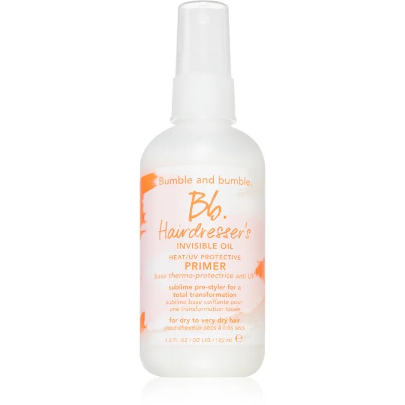 Bumble and Bumble Hairdresser's Invisible Oil Heat/UV Protective Primer előkészítő spray a haj tökéletes kinézetéért 125 ml