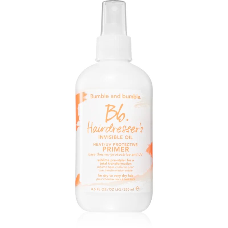 Bumble and Bumble Hairdresser's Invisible Oil Heat/UV Protective Primer előkészítő spray a haj tökéletes kinézetéért 250 ml