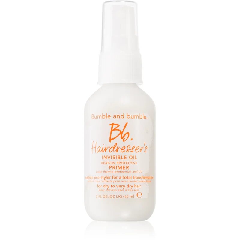 Bumble and Bumble Hairdresser's Invisible Oil Heat/UV Protective Primer előkészítő spray a haj tökéletes kinézetéért 60 ml