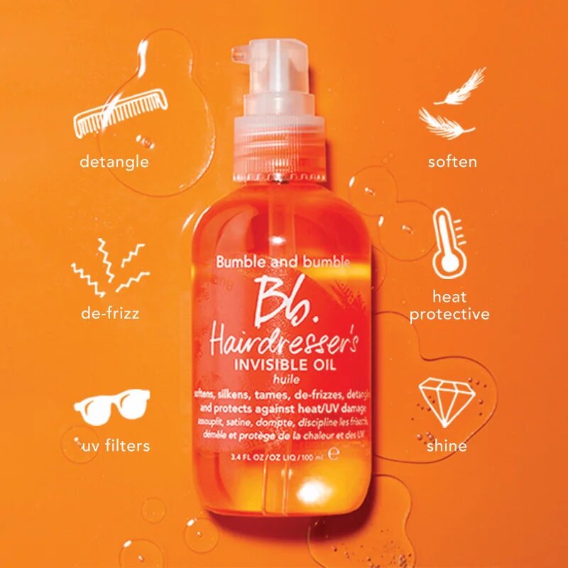 Bumble and Bumble Hairdresser's Invisible Oil olaj a fénylő és selymes hajért 100 ml