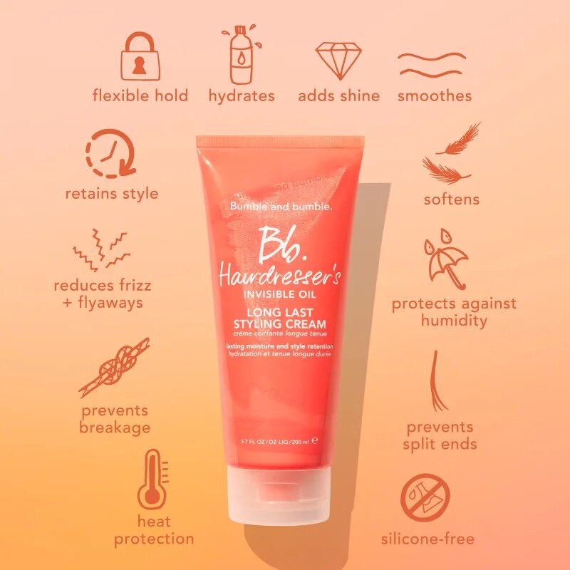 Bumble and Bumble Hairdresser's Invisible Oil Styling Cream hidratáló formázó krém 200 ml
