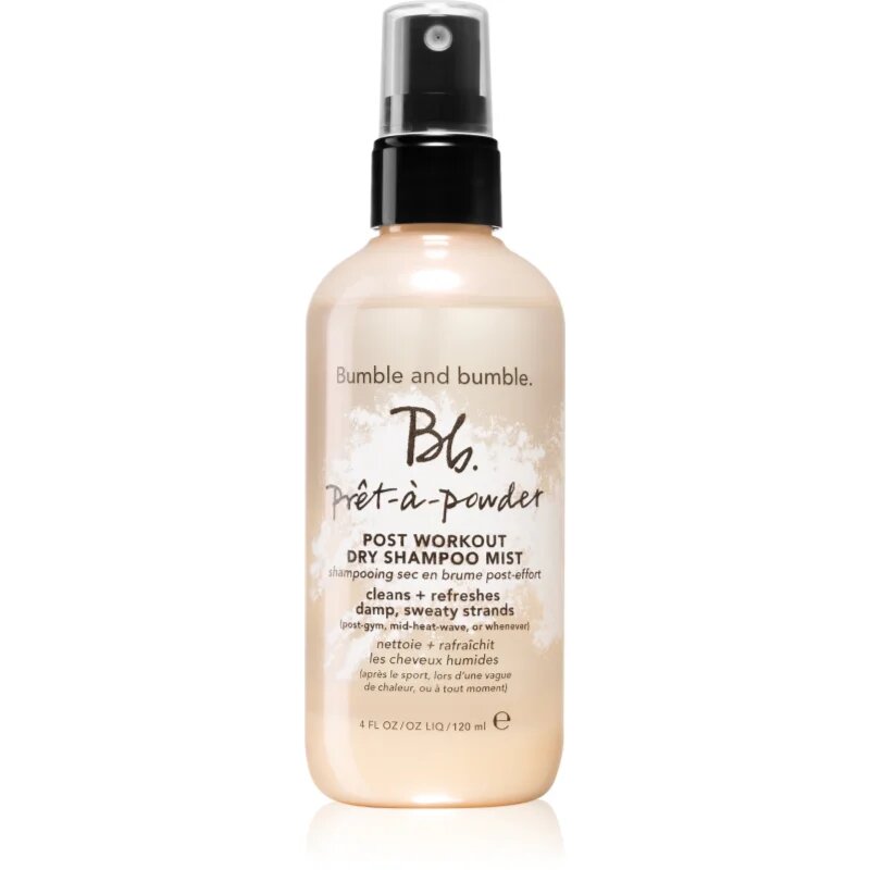 Bumble and Bumble Pret-À-Powder Post Workout Dry Shampoo Mist frissítő száraz sampon spray -ben 120 ml