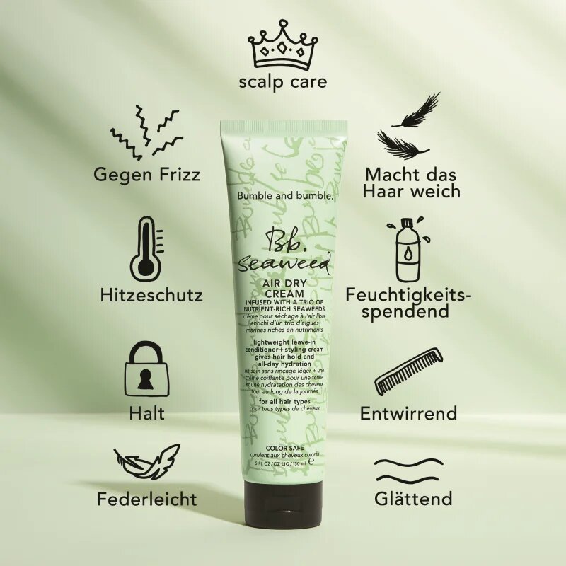 Bumble and Bumble Seaweed Air Dry Leave-In hajformázó krém alga kivonatokkal 150 ml