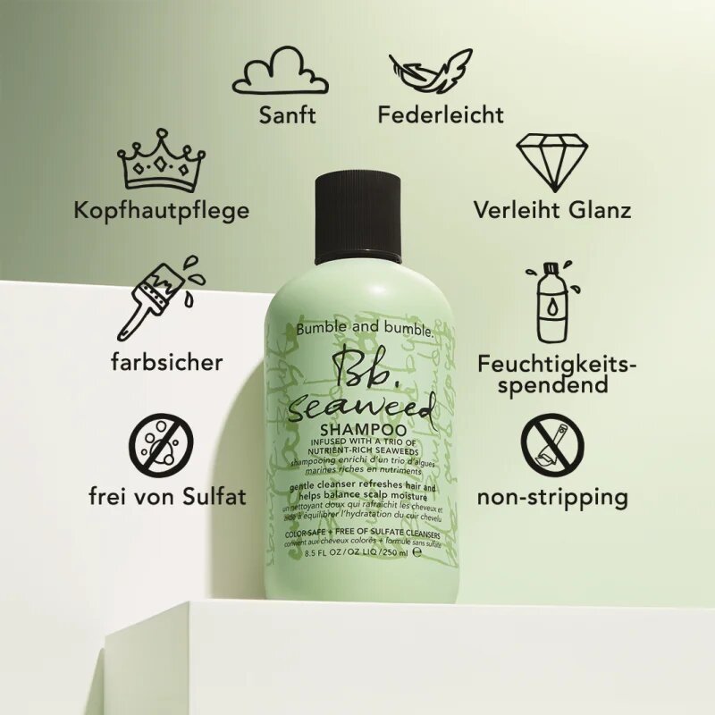 Bumble and Bumble Seaweed Shampoo sampon hullámos hajra tengeri moszat kivonatokkal 250 ml