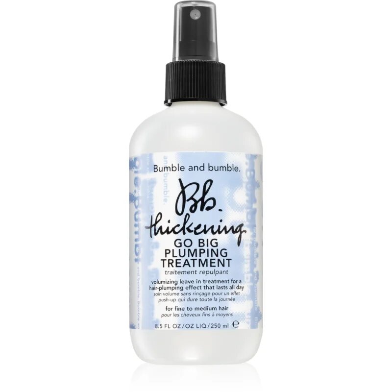 Bumble and Bumble Thickening Go Big Plumping Treatment dúsító spray hajszárításhoz és hajformázáshoz 250 ml