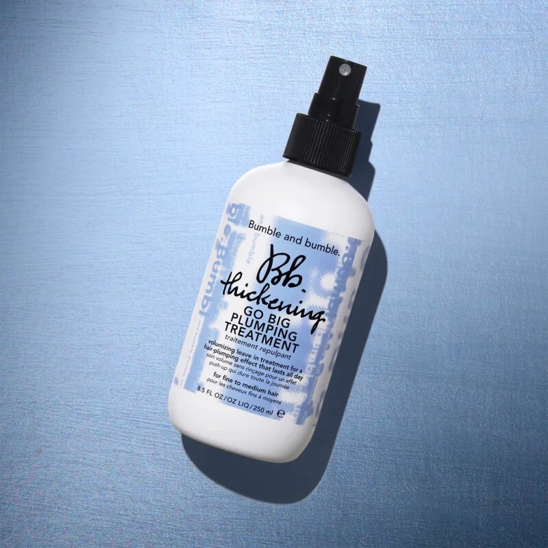 Bumble and Bumble Thickening Go Big Plumping Treatment dúsító spray hajszárításhoz és hajformázáshoz 250 ml