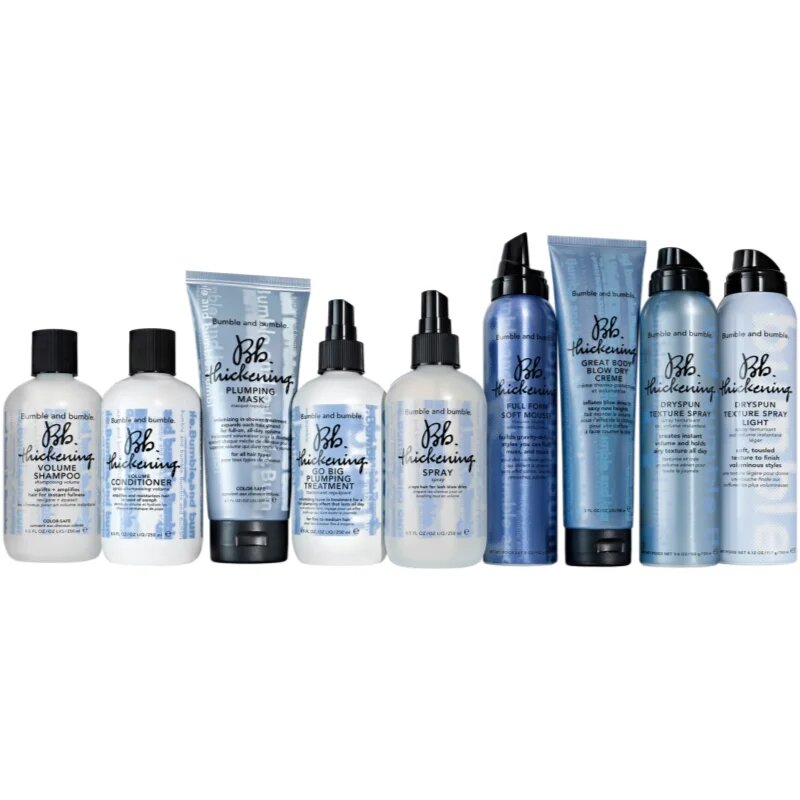 Bumble and Bumble Thickening Go Big Plumping Treatment dúsító spray hajszárításhoz és hajformázáshoz 250 ml