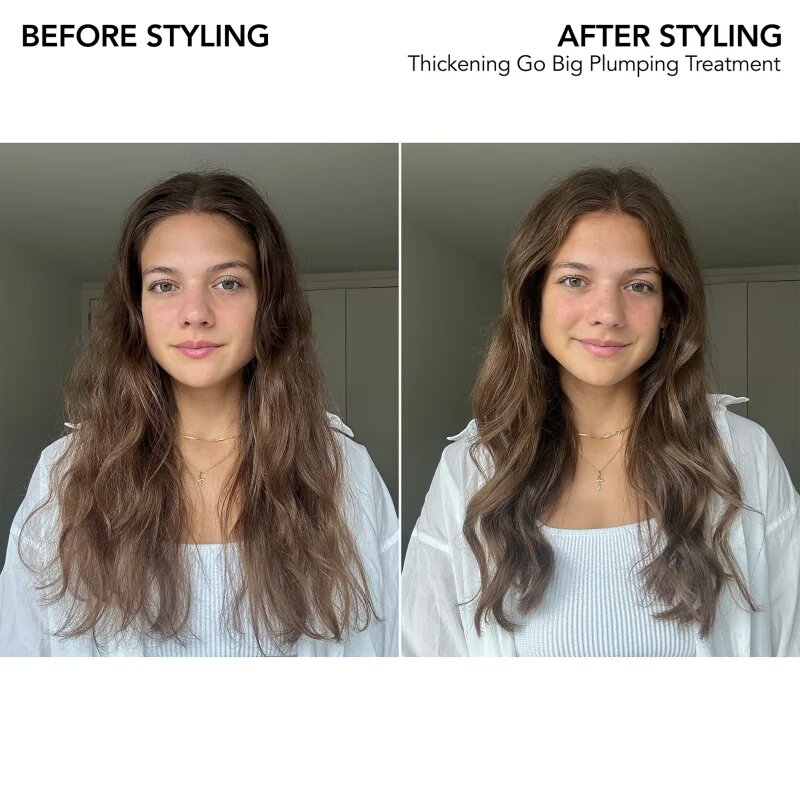 Bumble and Bumble Thickening Go Big Plumping Treatment dúsító spray hajszárításhoz és hajformázáshoz 250 ml