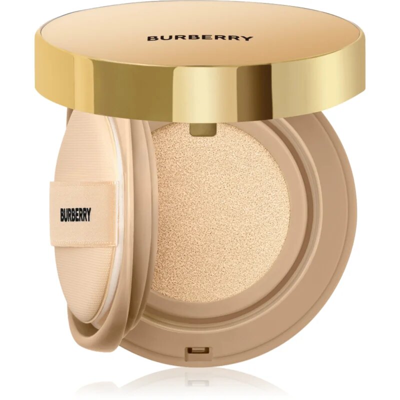 Burberry Beyond Wear Perfecting Matte Cushion tartós alapozó sminkszivaccsal SPF 15 árnyalat Fair Warm 10 14 g