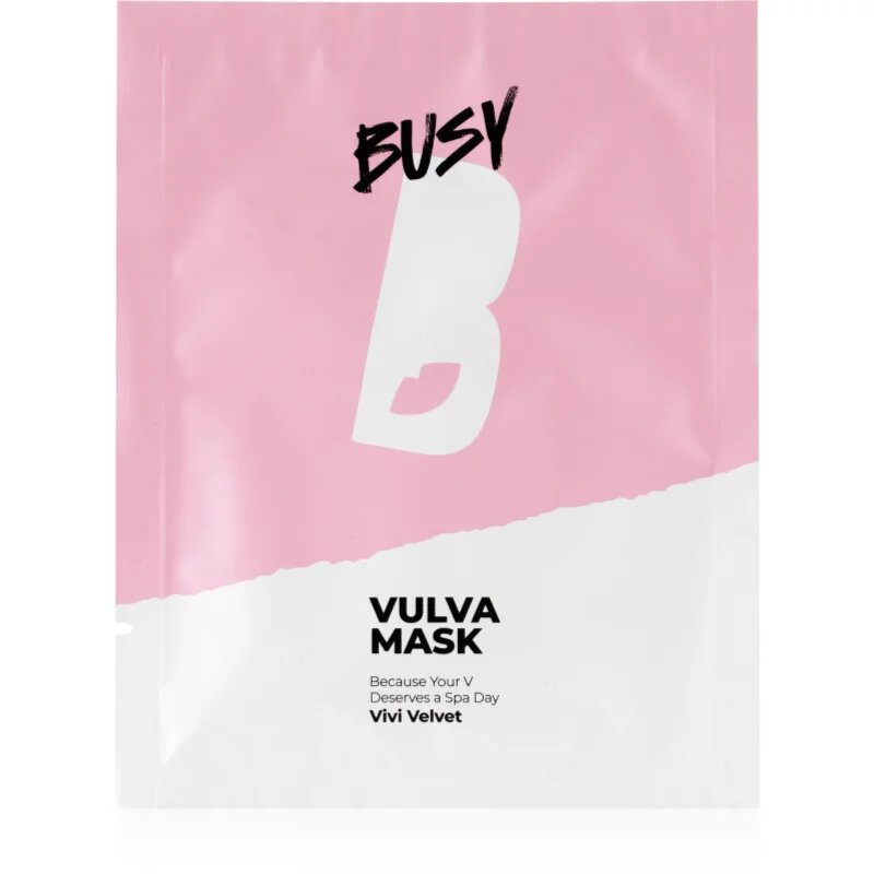 BusyB Vivi Velvet Vulva Mask maszk az intim részekre 1 db