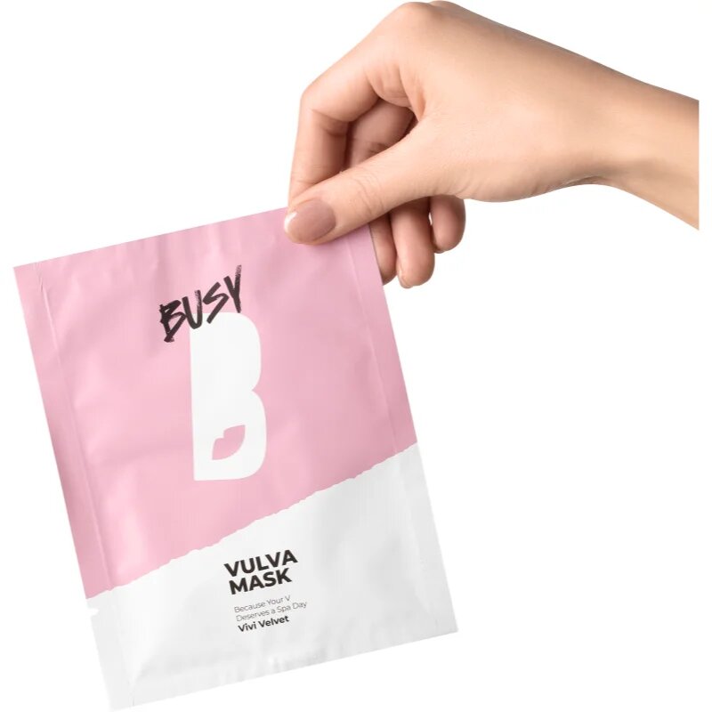 BusyB Vivi Velvet Vulva Mask maszk az intim részekre 1 db