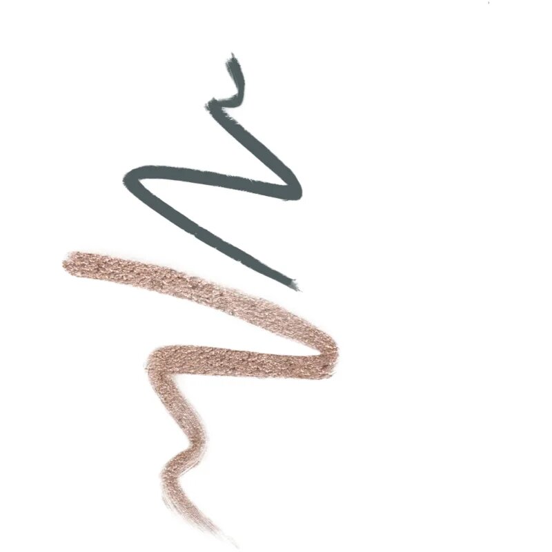 Buxom FLIP SIDE DUAL-ENDED EYELINER & SHADOW krémes szemhéjfestékek és szemhéjtusok ceruzában árnyalat Totally Taupe 0.78 g
