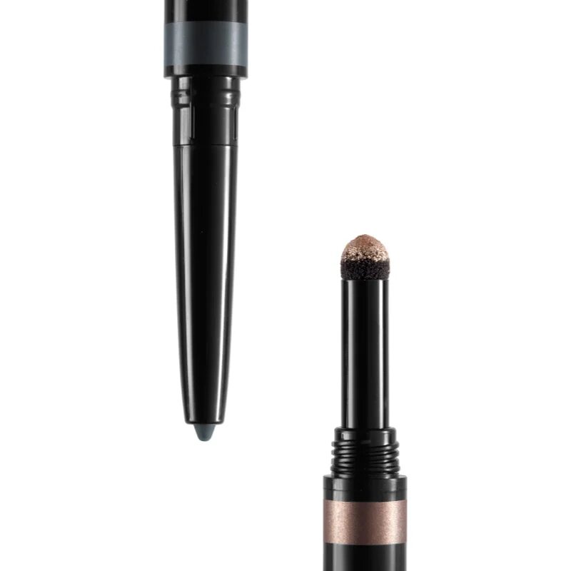 Buxom FLIP SIDE DUAL-ENDED EYELINER & SHADOW krémes szemhéjfestékek és szemhéjtusok ceruzában árnyalat Totally Taupe 0.78 g
