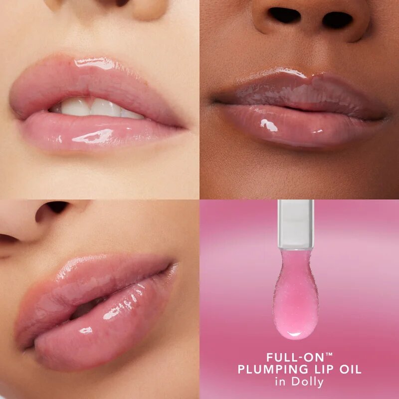 Buxom FULL ON™ PLUMPING LIP OIL hidratáló és tömegnövelő szájfény árnyalat Dolly 5.5 ml
