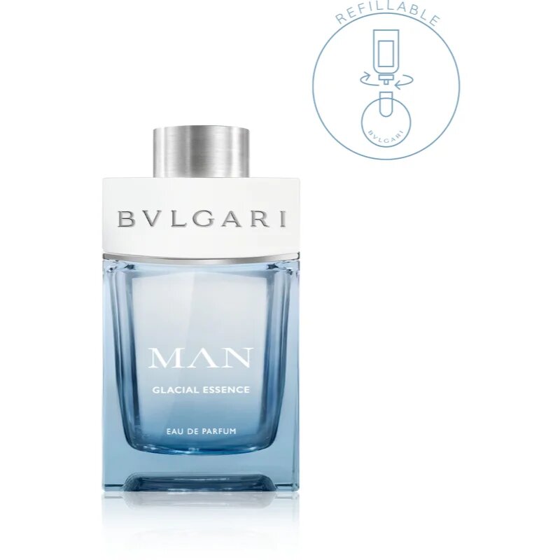 BVLGARI Man Glacial Essence Eau de Parfum utántölthető uraknak 100 ml